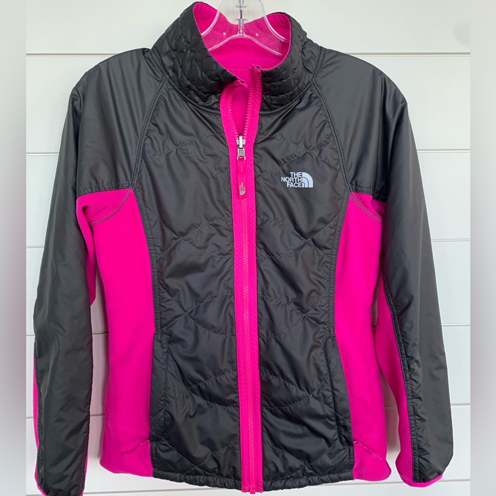 The North Face Girls Reversible Light Jacket Size L (14/16)